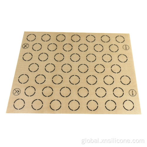 Non-stick reusable heat resistant silicone backing mats